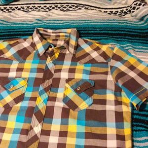 Casual pearl snap shirt